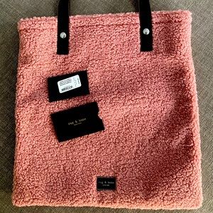 Rag & Bone Addison Fleece Carryall Tote Bag